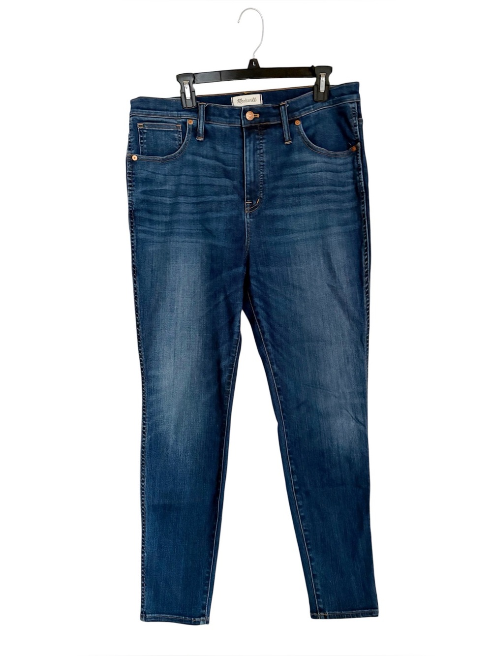 Madewell 10” High Rise Skinny Jeans Dark Wash Size 33